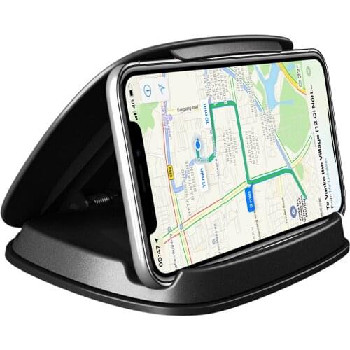SOONHUA Car Dashboard Mobile Phone Stand Holder Mount GPS Navigation Device Bracket Built-In Strong Spring And Soft Pads