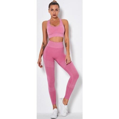 Seamless Sports Yoga Set Gym Women Outfits Sports Bra Push Up Leggings Fitness for Women Gym Clothes Outfit Tights Sportswear