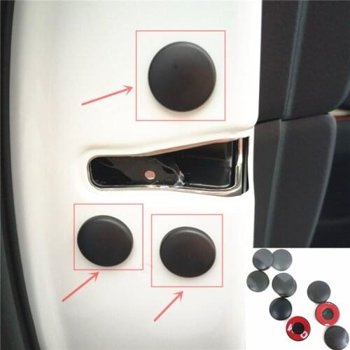 For KIA K2 K3 K4 K5 Sorento Sportage Optima Rio Ceed Cerato Venga Soul Car Door Lock Screw Protector Cover Accessories 12PCS