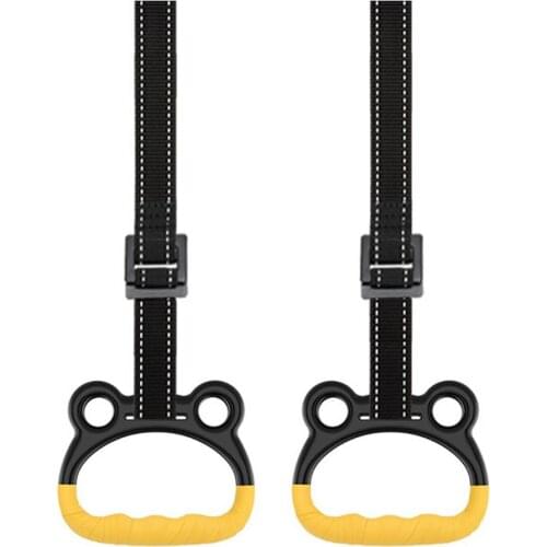Kids Gymnastics Rings With Adjustable Straps For Adult Child Full Body Strength Training Pull Ups Childrens Workout Equipment