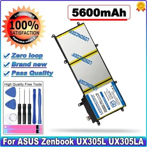 LOSONCOER 5600mAh C31N1428 Laptop Battery For ASUS Zenbook UX305L UX305LA UX305UA 3ICP5/91/91
