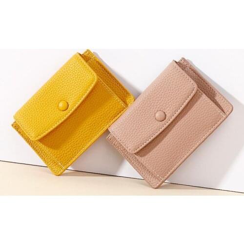 Small Pu Leather Women Wallet Mini Female Coin Purse Brand Designer Girl Wallet Solid Casual Lady Coin Wallet Pocket Change Bag
