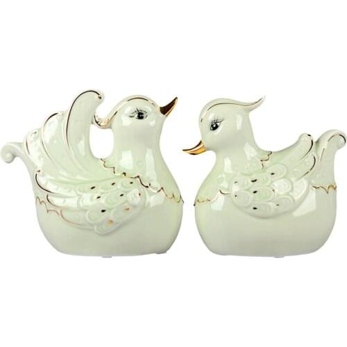 Mandarin Duck Decoration Cabinet Home Furnishing bedroom modern minimalist creative wedding gifts crafts decoration