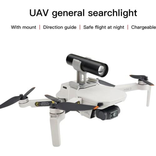 Night Flight Lamp Light Kit with Extended Mount for DJI Mini 2/Mavic Mini Drones Searchlight Night Searching Accessories