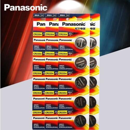 20pc/lot Original Battery Panasonic Car remote key 3V Li battery CR2354 button battery instrument and meter batteries