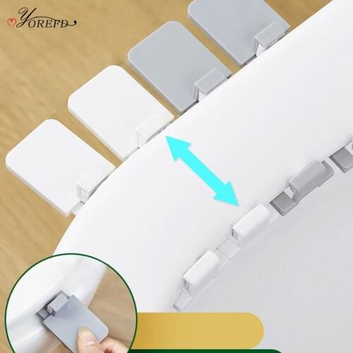 OYOREFD 2pcs/set Adjustable Toilet Seat Lifter Toilet Lifting Device Avoid Touching Toilet Lid Handle Toilet Accessories