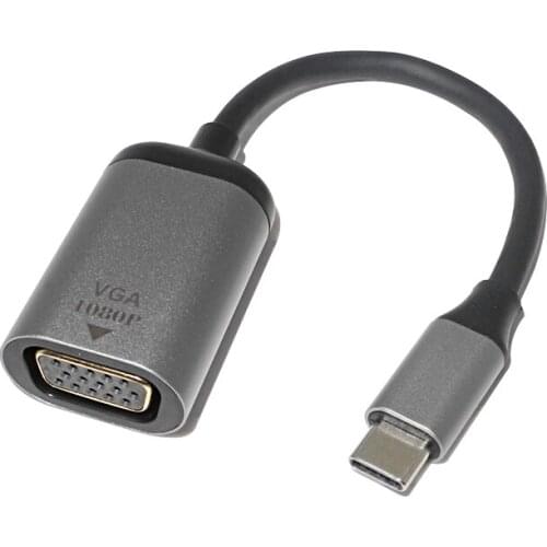 USB 3.1 to VGA Adapter Type C to Female VGA 1080P Adapter Cable for Macbook Surface Pro for Chromebook Pixel Lumia 950XL