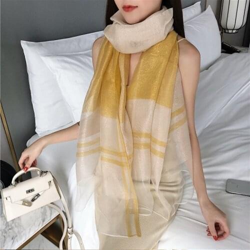 New arrival fashion womens fashion holiday shawl high quality soft 6 colors available summer spring sun protection silk scarf
