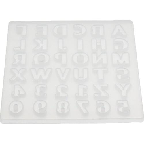 Letter Silicone Mold Capital Letter A To Z Soft Mold Epoxy UV Resin Mold DIY Jewelry Making Accessories Supplies