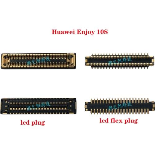 LCD Display FPC Connector Plug MotherBoard Pin For Huawei Enjoy 10s