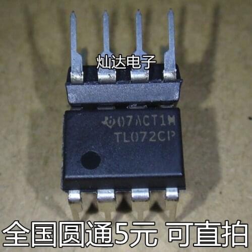 100% Original New In stock TL072 TL072CP TL072CN DIP8