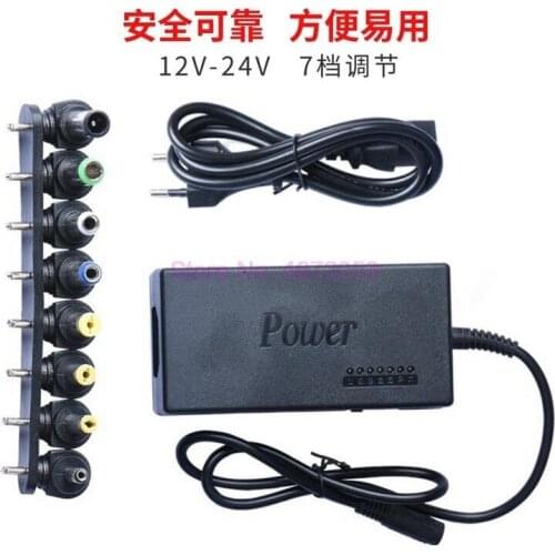 20pcs/lot DC 12V/15V/16V/18V/19V/20V/24V 4-5A 96W Laptop AC Universal Power Adapter Charger for ASUS DELL Lenovo Sony Laptop