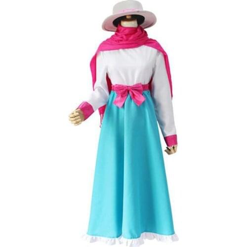 2018 Anime Steins Gate 0 Shiina Mayuri Cosplay Costume Uniform Adult Women Girls Full Sets Halloween Cosplay Costume with Hat