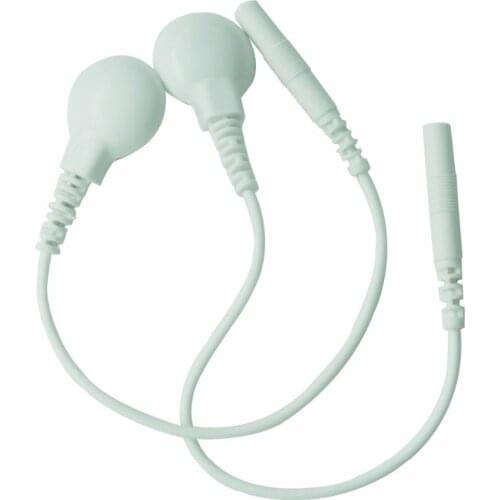 1Pair Electrode Lead Wire Connecting Cables Plug 2.0mm Snap 3.5mm Use For Connect Tens/EMS Massage Machine Device