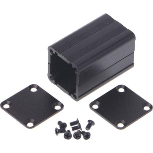 Aluminum Electronic Project Box Enclosure Case Black 40x25x25mm