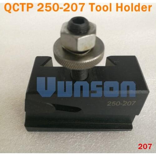 QCTP 250-207 Quick change tool QCT lathe holder for universal parting blade tool blade height 11/16"