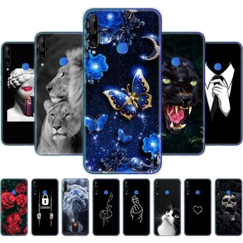 Case For HONOR 9C silicone Case 6.39" Soft Tpu Phone Cover On Huawei Honor 9C 9 C AKA-L29 Back Bag Protective Coque Bumper
