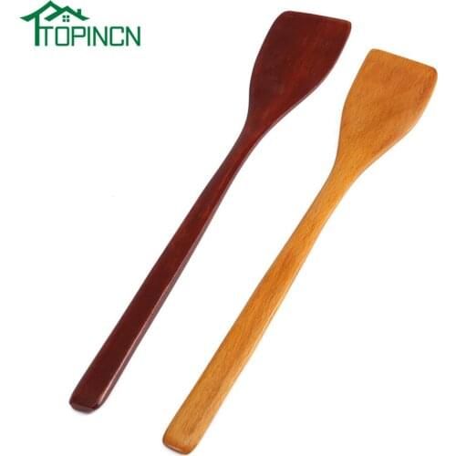 TOPINCN No-Stick Wooden Spatula Turner Fried Shovel Cooking Kitchen Utensils Shovel Environmentally friendly shovel