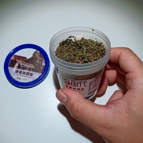 Resin Miniatures Scatter Foliage Material Model Set for 1:35 1:48 1:72 Railway Diorama Fairy Garden Dollhouse Modification Accs