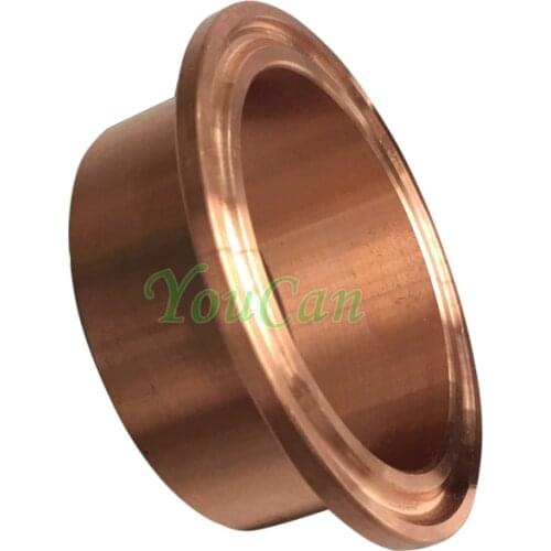 1.5" 2" 3" 4" 6" Distillation Parts Red Copper Welding Tri Clamp Ferrule Tri Clover Ferrule For Sale