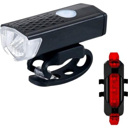 Bike Bicycle Light Headlight Battery USB LED Rechargeable Waterproof Handlebar Frame Lamp Flashlight High Luminosity White Other