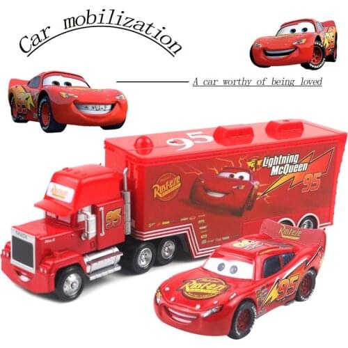Disney Pixar 2 3 Toy Lightning McQueen Jackson Storm Cruz Mike Uncle Truck 1:55 Alloy Model Car Children Toy Gift
