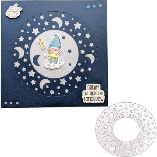 Julyarts Stars Moon Metal Cutting Dies Stencil Scrapbooking Craft Stencil DIY Album Sheet Mold Mould Decor