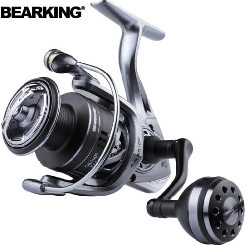 BEARKING Fishing Reel BKAK 5.2:1 1000-4000 Drag 7kg Metal Spool CNC Handle Spinning Reel Saltwater Reel carp Reel Fishing