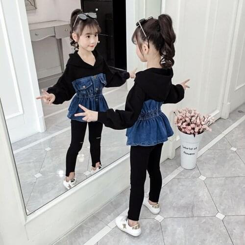 Clothing Set Girls Clothes Sets Sport Suit Children Hoodies Pants Kids Tracksuit For Girls Clothing Suit Children Clothes 4-12 Y
