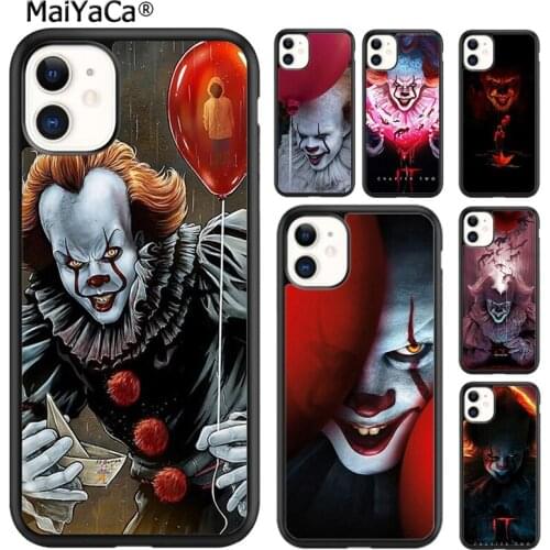 MaiYaCa It Pennywise Clown Movie Phone Case For iPhone 5s SE 6 6s 7 8 plus X XR XS 11 12 pro max Samsung Galaxy S8 S9 S10 shell