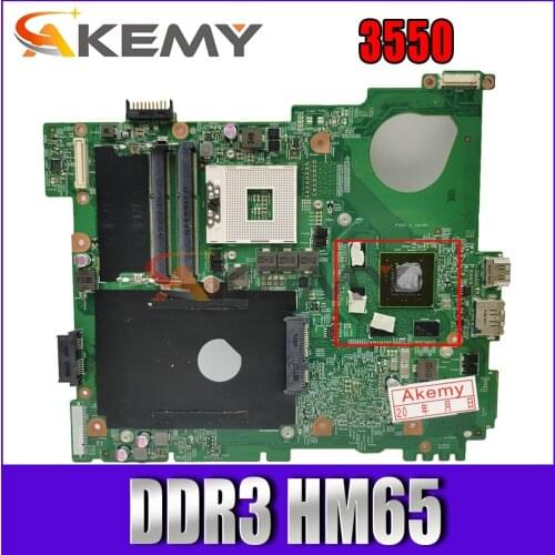 Akemy 0XV36V XV36V for Dell Vostro 3550 Laptop motherboard DDR3 HM65 tested