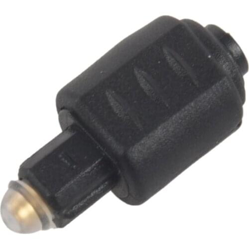 Mini Optical Audio Adapter 3.5MM Female Jack To Digital Toslink Male Plug for Amplifier