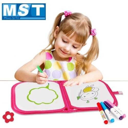 Washable Mat Magic Water Drawing Book Watercolor Magic Pen Child Toy Cloth Drawing Board Kids Educational Creative Painting Toys