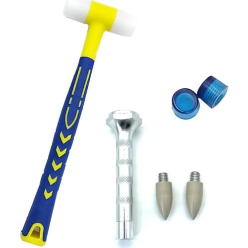 Adjustable Nylon Head Hammer Dent Repair Tools Kit PEEK Dent Repair Hail Pen