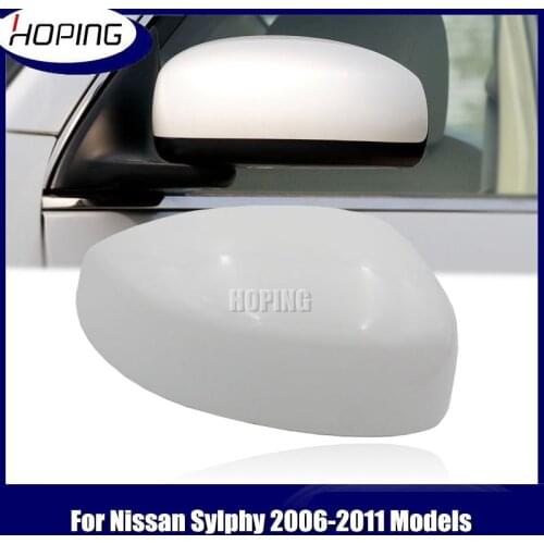 Hoping Outer Rearview Mirror Upper Cover For NISSAN SYLPHY /SENTRA 2006 2007 2008 2009 2010 2011 Base Color Side Mirror Cap