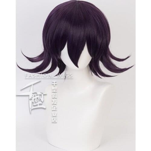 1:1 Danganronpa: Trigger Happy Oma Kokichi Cosplay Wigs Mioda Ibuki Playing Short Colorful Long Straight Hair Halloween Wigs