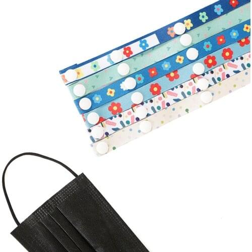 Flowers Mask Hanging Rope Lanyard Face Mask Lanyard Mask Holder Adjustable Traceless Ear Hanging Rope Outdoor For Kids Adult