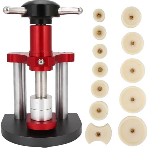 12 Dies Watch Press Tool Set Watch Back Case Press Closer Spiral Capping Machine Watch Back Cover Pressing Tool Kit New