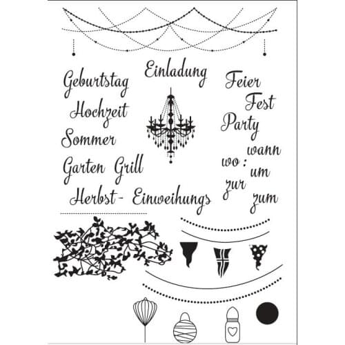 EinladungTransparent Clear Silicone Stamp Seal DIY Scrapbooking photo Album Decorative A0685