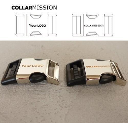 Engraved buckle, We provide laser engraving service customize LOGO 25mm silver CK25YH