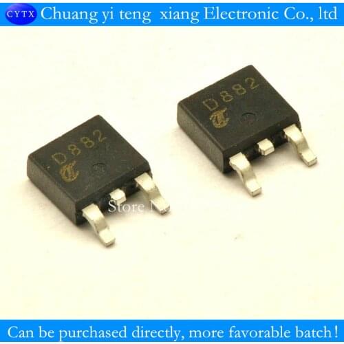 Triode D882 2 sd882 3 a/v NPN TO 40-252 (100PCS/lot)