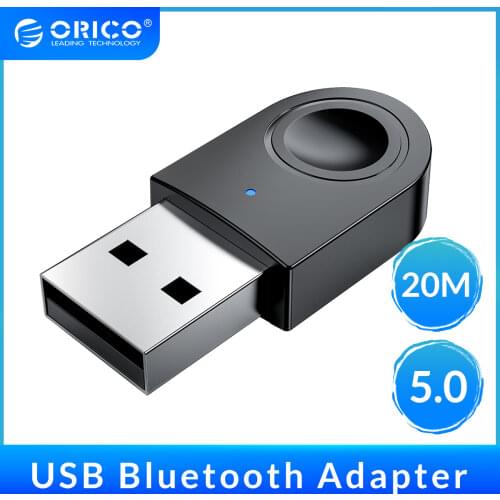 ORICO USB Bluetooth-Compatible Adapter Dongle 5.0 Portable Receiver Transmitter for Windows 7/8/10 PC Laptop Keyboard