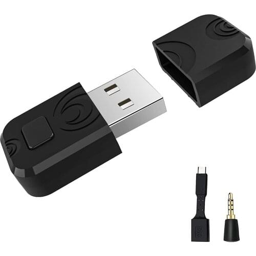 USB Bluetooth 5.0 Transmitter Receiver Adapter 3.5mm AUX For PS5 PS4 Switch TV PC Headphones Home Stereo Car HIFI Audio