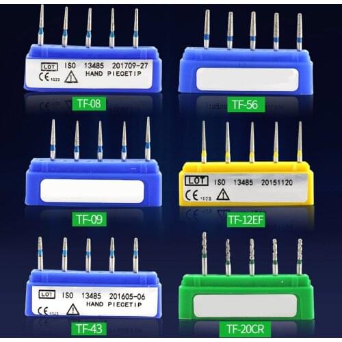 30pcs Dental Diamond High Speed Burs Polishing Tips for teeth polishing FG 1.6mm