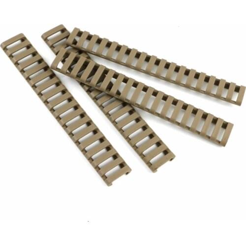 4pc 18-Slot Picatinny Ladder Rail Panel Handguard Protector Resistant Cover
