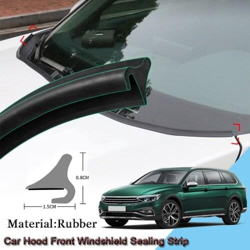 Car Seal Strip Windshied Spoiler Filler Protect Edge Weatherstrip Strips Sticker Car Accessories For Volkswagen Passat 2013-2020