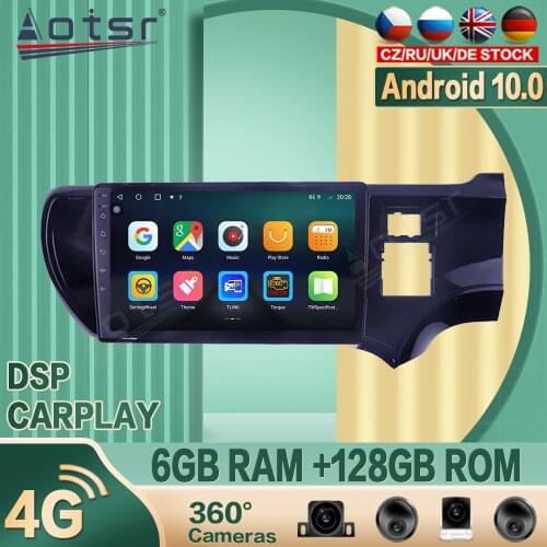 For Toyota Aqua 2011 - 2017 Android Car radio Player GPS Navigation 360 camera Auto Stereo Multimedia Video HeadUnit DSP carplay