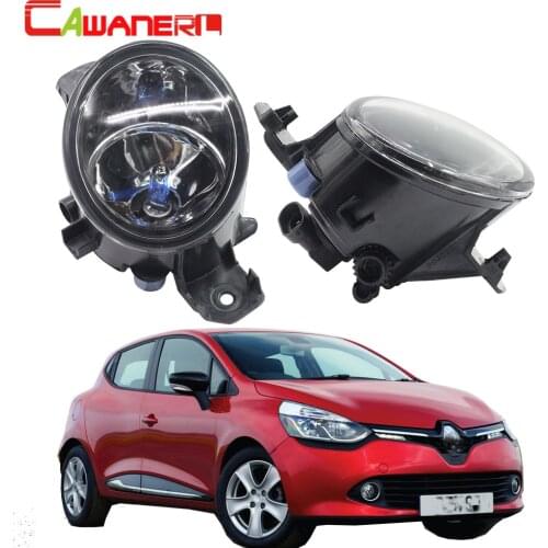 Cawanerl 2 X 100W H11 Car Styling Fog Light Daytime Running Lamp DRL Halogen Lamp 12V For Renault Clio 1998-2015