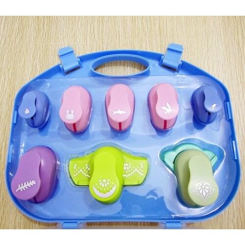 8pcs Handmade Corner Punch Diy Craft Punch Hole Puncher Scrapbook Paper Card Cutter Papel Scrapbooking Perforatrice Bordure