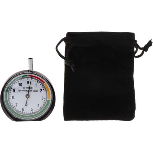 Car Tyre Tread Depth Gauge Tire Pointer Monitor Measure Device Tool